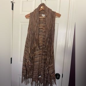 🔥BOGO🔥 Ponsesa Fringe Sweater Vest XL